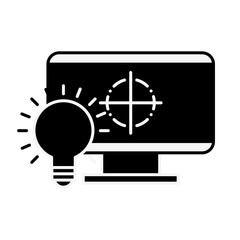 graphic design computer bulb idea creativity