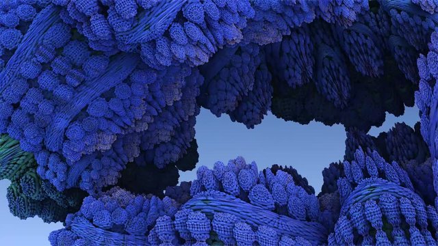 abstract mathematics fractal visualisation computer generated animation rendering 4K