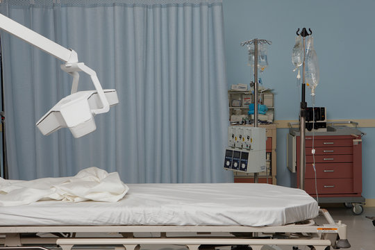 interior of a hospital room