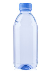 plastic bottle on a white background