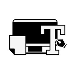 graphic design type tool fountain pen paper