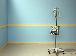IV cart in hospital