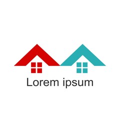 Home Logo Template. Vector Illustrator