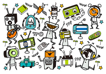 Close-up of electronics