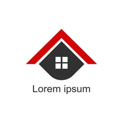 Home Logo Template. Vector Illustrator