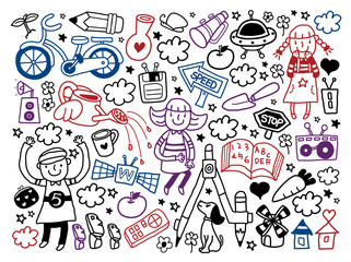 Close-up of children standing