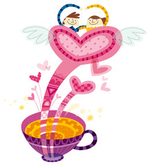 Close-up of children smiling