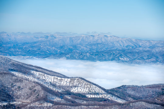 Balwangsan Mountain in winter, Korea