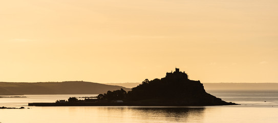 Sunrise over St Michael's Mount, Cornwall