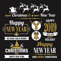 Christmas Vector Logo for banner