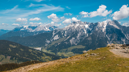 Beautiful alpine view at Leogang - Tyrol - Austria