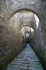 Ancient alleys of the qing dynasty in China