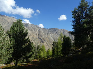 summit rock panorama landscape of the mountains in south tyol italy europe 