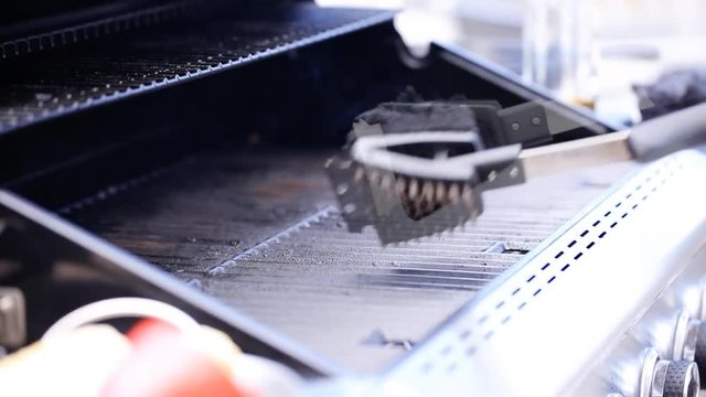 Time lapse. Step by step. Grilling vegetables to make filling for empanadas