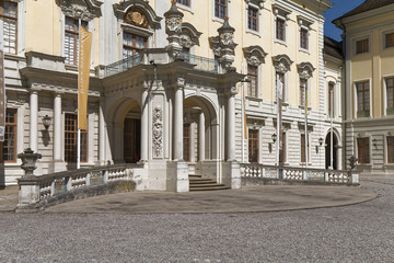 Fototapeta na wymiar Ludwigsburg, Germany – entrance to the palace.