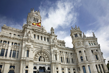 Fototapeta na wymiar Town hall in Madrid. Spain