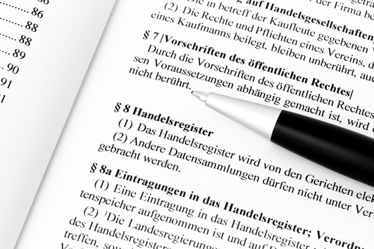 Handelsregister Paragraph Handelsgesetzbuch