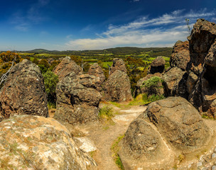 Hanging rock-a mystical place in Australia, Victoria