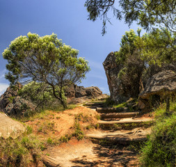 Hanging rock-a mystical place in Australia, Victoria