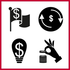 bitcoin vector icons set. currency in this set