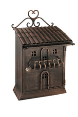 Beautiful forged metal mailbox.
