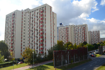 Bloki mieszkalne w Katowicach/Blocks of flats in Katowice, Silesia, Poland