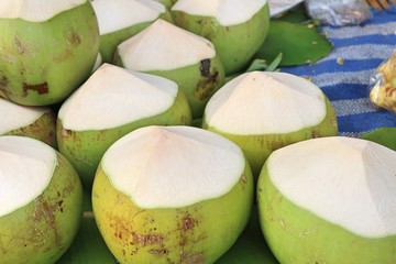 Coconut at street food