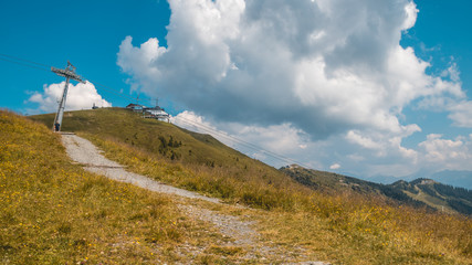 Beautiful alpine view at Schmittenhoehe - Zell am See - Salzburg - Austria