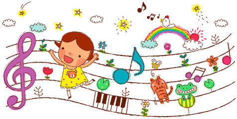 Girl singing