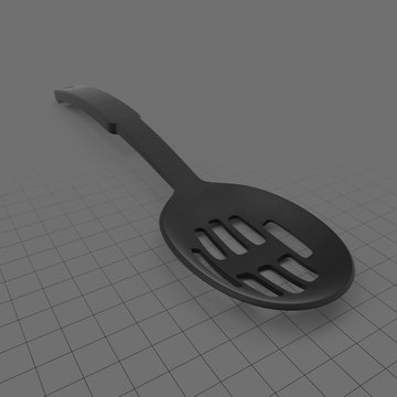 Slotted serving spoon