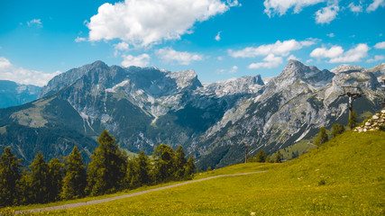 Fototapeta premium Beautiful alpine view at Werfenweng - Salzburg - Austria