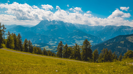 Beautiful alpine view at Werfenweng - Salzburg - Austria