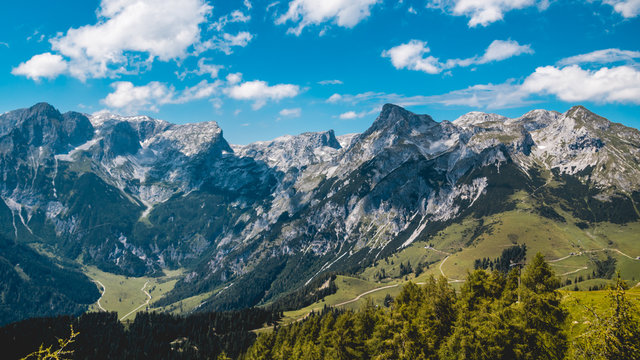 Beautiful alpine view at Werfenweng - Salzburg - Austria