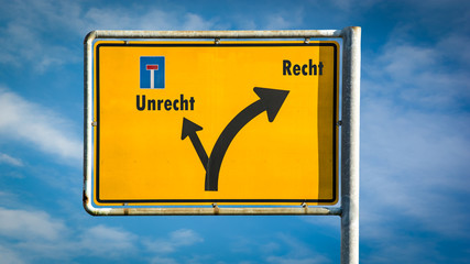 Schild 357 - Recht