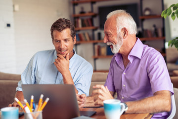 Business people discussing in office