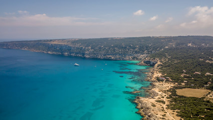 Fototapeta premium view of an island of greece