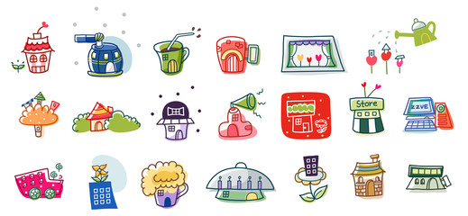 Close-up of various objects