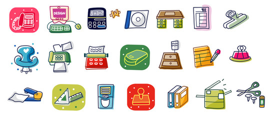 Close-up of various types of objects