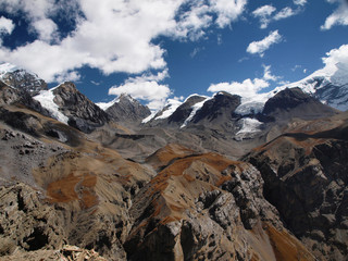 View from Thorong La High Camp