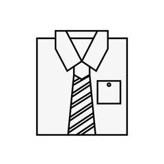 folded male shirt clothes fashion