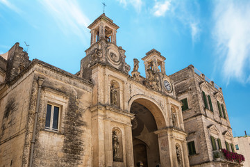 Fototapeta na wymiar Palazzo del sedile in Matera (Italy)