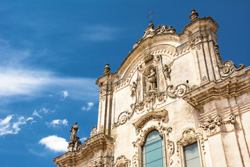 Obraz premium Church of saint Francis of Assisi in Matera (Italy)