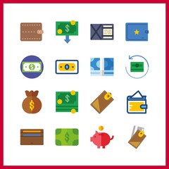 dollar icon. money bag and savings vector icons in dollar set. Use this illustration for dollar works.