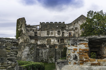 Fototapeta na wymiar Ruiny zamku Bolków