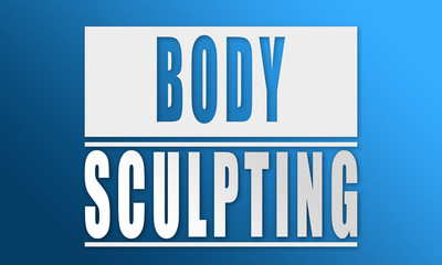 Body Sculpting - neat white text written on blue background