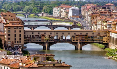 Wall murals ponte vecchio in florence
