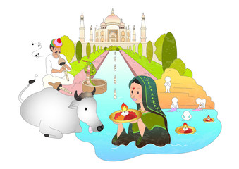 Obraz premium Attractions of india