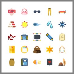 design icon. sweater and newspaper vector icons in design set. Use this illustration for design works.