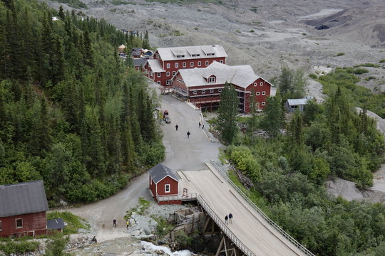 Kennecott Copper Mine Outside Of Mcarty In Alaska