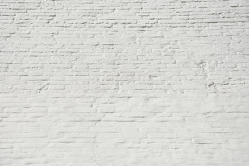 White brick background